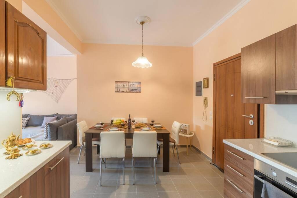 Bright Newly Renovated Apt Near Beach & Center+Ac Anemomylos Екстер'єр фото
