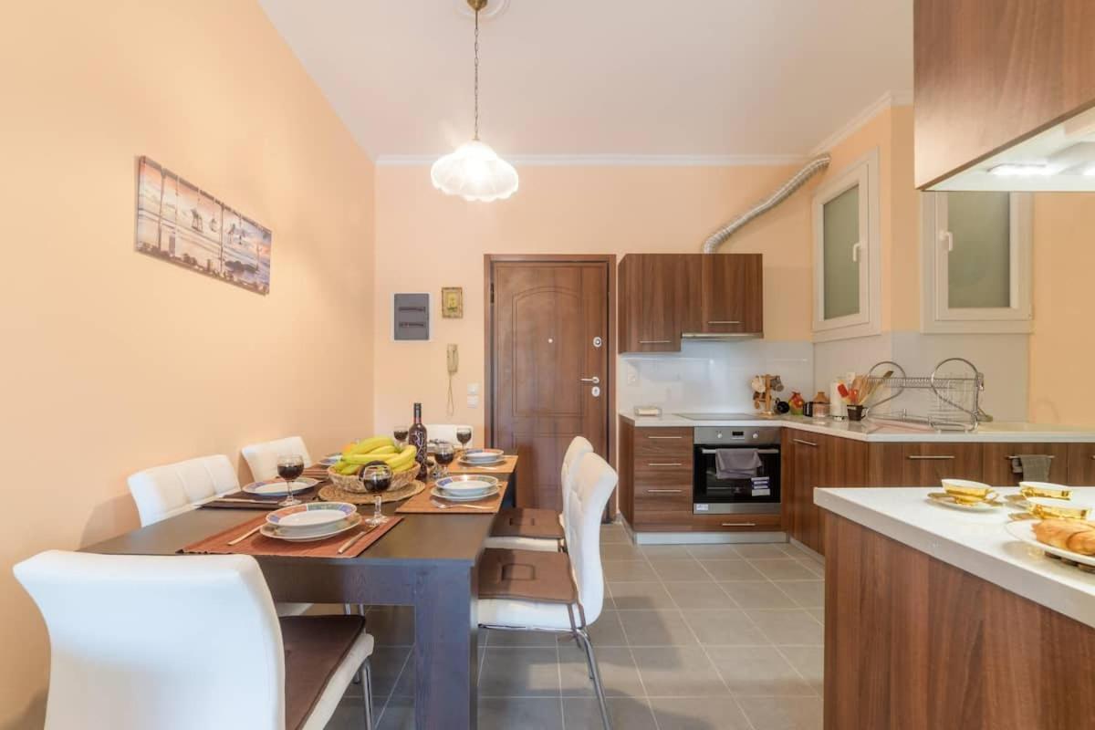 Bright Newly Renovated Apt Near Beach & Center+Ac Anemomylos Екстер'єр фото