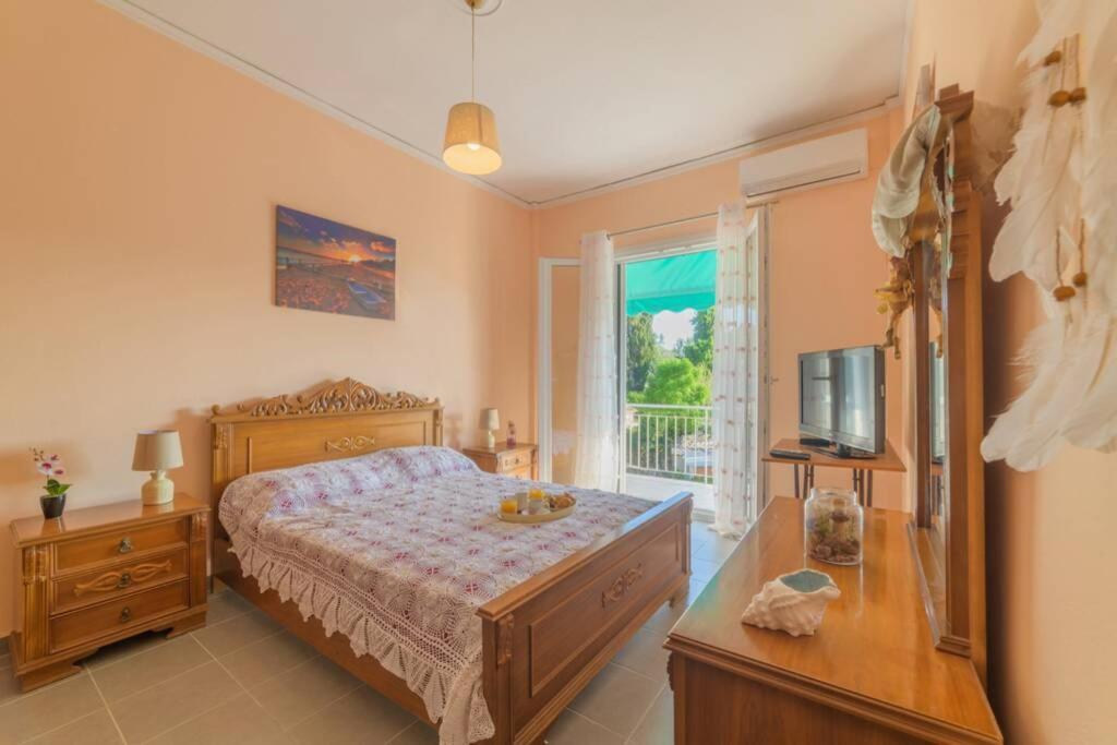 Bright Newly Renovated Apt Near Beach & Center+Ac Anemomylos Екстер'єр фото